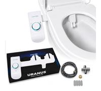 Kit Complet Toilette Japonaise Autonettoyante - Marque Française - Bidet Japonais avec Jet réglable d'eau - Lavant et Nettoyant Fesses - Abattant Amovible Hygiène Moderne - Ultra Slim