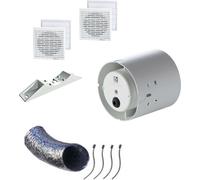 Kit complet ventilateur tubulaire à insérer avec accessoires Punto MG 100