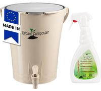 GARANTIA Kit URBAN CITY COMPOSTEUR 8 L Livré avec un accélérateur de compost 100% naturel Spray Speedy Compost 500ml