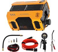 Kit compresseur d'air tout-terrain avec gonfleur numérique pour outils pneumatiques