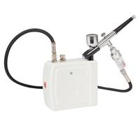 Kit compresseur pour aérographe, mini-kit d'aérographe, conçu pour les arts plastiques et la décoration de gâteaux, BLANC