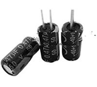 Kit condensateur 100pcs Condensateur 50 Où v0. Condensateur électrolytique en aluminium 47 uf 0,47 UF50V 4 * 7 condensateurs Appareils électroniques
