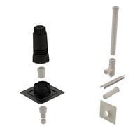 Kit condensation RENOLUX entrée murale D60 100 noir UBBINK 184426