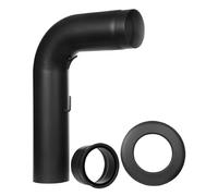 Kit conduit poêle à bois: coude, rosace et manchon - Tecnovis TEC-Stahl