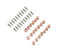 Kit Consommables pour plasma 40pcs Électrode Buse 1.0 1.1mm Kit | Compatible pour ipt-60, PT60, PT40, IPT-40, pour idéal atelier pour professionnel, découpe métal précis