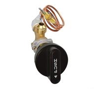 Kit Contrôle pour gaz pour gpl Feu de pour camp Foyer Extérieur | Pression max 12 PSI, conception laiton , arrêt automatique pour gaz, pour idéal cheminées basses pressions