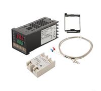 Kit contrôleur de température avec pour SSR et thermocouple, affichage numérique PID pour capteurs de type K, contrôle d'automatisation industrielle