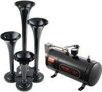 Kit corne d'attelage VEVOR, son puissant 150 dB, compresseur 90-120 psi, compatibilité universelle 12V