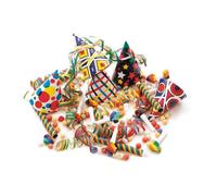 Kit Cotillons 50 Pers Nouvel An 2025 - Sarbacanes, Chapeaux, Sans Gêne, Serpentins, Boules, Tout pour une Fête