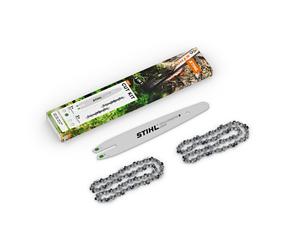 Kit Coupe N° 6 STIHL 2 Chaînes Avec Guide Pour Tronçonneuse MSA 60-70-120