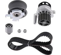 Kit courroie dentée et pompe à eau, caoutchouc synthétique de haute qualité, longueur standard, compatible avec plusieurs modèles, conçu pour des performances optimales du moteur, excellente résistanc