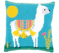 Kit coussin au point de croix Lama , "ca. 40 x 40 cm / 16"" x 16"""