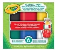 Kit créatif Crayola Acrylic Paint Couleurs primaires G
