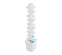 Kit Culture Hydroponique, Tour Hydroponique 45 Emplacements 9 Niveaux | Système Hydroponique avec Pompe, pour Légumes Herbes Fleurs Maison Bureau Réservoir 10L Jardin Intérieur