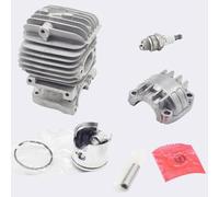 Kit Cylindre-Piston 34 mm adapté pour G2500 2500 25 CC,4, tronçonneuse à poignée supérieure pour Zylinder pour STIGA GGP Alpina A305 pour TOPSUN