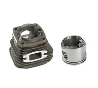 Kit Cylindre-piston de Tronçonneuse 45mm, Métal Céramique | Pièce de Remplacement pour Moteur, Compatibilité Adaptable, Réparation de Tronçonneuse et Petits Moteurs