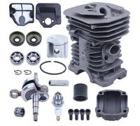 Kit cylindre, piston et vilebrequin - Husqvarna 136/137/141/142 - Cylindre 40 mm - Carter moteur inclus - Pièce de rechange OEM