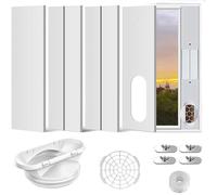 Kit d aération de fenêtre pour climatiseur - pour Tuyau d échappement 13 15 cm d 43-140 cm Kit per Finestre