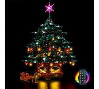 Kit d’éclairage LED pour Lego 41843 Sapin de Noël à construire en famille (modèle Lego non inclus), jouet créatif, accessoire de décoration