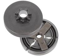 Kit D’Embrayage Tronçonneuse 52/5800 en Fer, 1 Set pour Moteur Chinois | Roulement de Tambour et Engrenage D’entraînement, Entretien des Chaînes, Ajustement Sûr, Usage Agricole