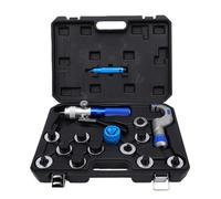 Kit D’expansion de Tubes Hydrauliques, Outil D’évasement avec 11 | Construction en Cuivre, Compatible Aluminium, avec Coupe-tube et ébavureur