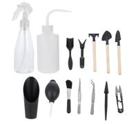 Kit D’Outils de Jardin pour Plantes Succulentes, Fer et Plastique | Rempotage et Plantation en Pot, Flacon Pulvérisateur, Arrosoir, Pelle, Taille, Usage Pratique