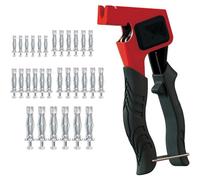 Kit d Outils de Réglage D ancrage Mural, Cheville Molly, Outil de Réglage en Métal pour Ancrage Mural Robuste avec Pince, Avec 30 vis d ancrage Murales Creuses, Pour Fixation de Plaque de Plâtre