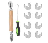Kit D’outils de Réparation de Moustiquaire Rouleau Inoxydable | Acier Inoxydable et Plastique, Fixation et Remise en Place de Toile, Usage pour Installation ou Entretien
