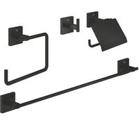 Kit d'accessoires 4 en 1 - GROHE - 411152430 - Cube de démarrage - Noir mat