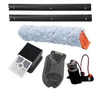 Kit d'accessoires complet comprenant un filtre, un chiffon serpillère, un grattoir en plastique, un moteur de brosse principale et un réservoir d'eau conçu pour Ilife pour W90 sans fil nettoyage à sec