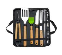 Kit D'Accessoires de Barbecue pour Char-Broil Pro 4 + side 463281024 | Juego de Utensilios de Parrilla de Acero Inoxidable Resistente, Un Excelente Regalo para Hombres