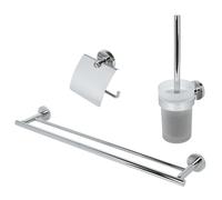 Kit d'accessoires de salle de bains Hansgrohe Logis Universal, lot de 3
