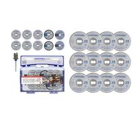 Kit d'Accessoires Dremel SC690 EZ SpeedClic - Coffret de Meules à Tronçonner & SC456B Lot de 12 Disques EZ SpeedClic à Tronçonner/Découper les Métaux 38mm avec Outils Rotatifs Dremel