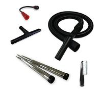 Kit d'accessoires Kallefornia K687E pour Karcher SE 4001 - composé d'un tuyau d'aspiration large et d'une buse de sol dur, d'un long suceur plat flexible, d'un embout de brosse, d'un jeu de buses