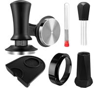 Kit d'accessoires pour café 53 mm avec entonnoir de dosage Wdt et tapis de tamper pour barista, maison, café, expresso, cafés et amateurs de café