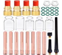 Kit d'accessoires pour chalumeau de soudage TIG, 38 pièces, compatible avec les modèles WP 9, 20 et 25