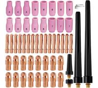 Kit d'accessoires pour chalumeau de soudage TIG, 53 pièces, modèle SR/WP-9/20/25