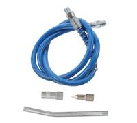 Kit D'accessoires pour Pistolet Graisseur, Tuyau Haute Pression | Couplage Rapide, Protection Anti-pincement, Embout Coudé, Buse Aiguille, pour Cardans et Charnières
