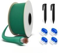 Kit d'accessoires pour robot tondeuse - Câble de délimitation - Piquets - Connecteurs de câble - Bornes de connexion - Rouge