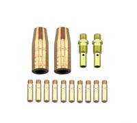 Kit d'accessoires pour torche de soudage Magnum 100L #1 pour soudeur Lincoln, taille de fil de 0,1 cm, 10 embouts de contact, 2 buses de gaz et 2 diffuseurs, compatible avec machines de soudage SP