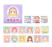Kit d'activités en PVC « Kids Dress Up Sticker Book » avec plusieurs costumes et scènes pour des activités d'apprentissage créatives pour les enfants