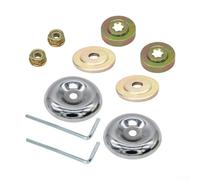 Kit d'adaptateur de tête de tondeuse à gazon en métal de rechange pour tondeuse à gazon, brosse rotative robuste, plaque de 47 mm d'épaisseur (G)