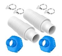 Kit d'adaptateur de tuyau de piscine 8 pièces raccords robustes pour pompe filtrante de mise à niveau 3,25 à 3,8 cm
