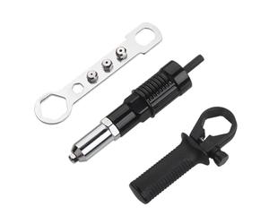 Kit d'adaptateurs de tire-rivets - Outil d'accessoires de perçage - Kit d'adaptateurs pour la maison, l'atelier et l'industrie