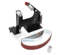 Kit d'adaptateurs pour bandes abrasives, compatible avec les meuleuses d'angle, comprenant 5 bandes