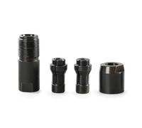 Kit d'adaptateurs pour conversion de ponceuse droite de 3 mm | Pinces de serrage de 3 à 6 mm pour filetage 5/8-11, acier au carbone, tâches de ponçage efficaces et ponçage droit