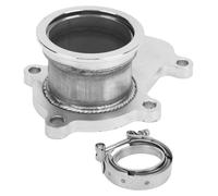 Kit d'adaptation pour bride de turbocompresseur à collerette, compatible avec les moteurs Cummins Holset WH1C, HX35, HX35W et HX40. Nécessite 5 boulons