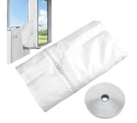 Kit d'aération de fenêtre AC pour tuyau d'isolation d'étanchéité | Kit de joint d'aération de fenêtre portable pour système de ventilateur coulissant à battant, appartement, dortoir, cuisine