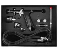 Kit d'aérographe à gravité, buses 0,3/0,5/0,8 mm, pour modélisme et peinture