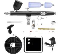 Kit d'aérographe, double action, design portable, prise secteur européenne